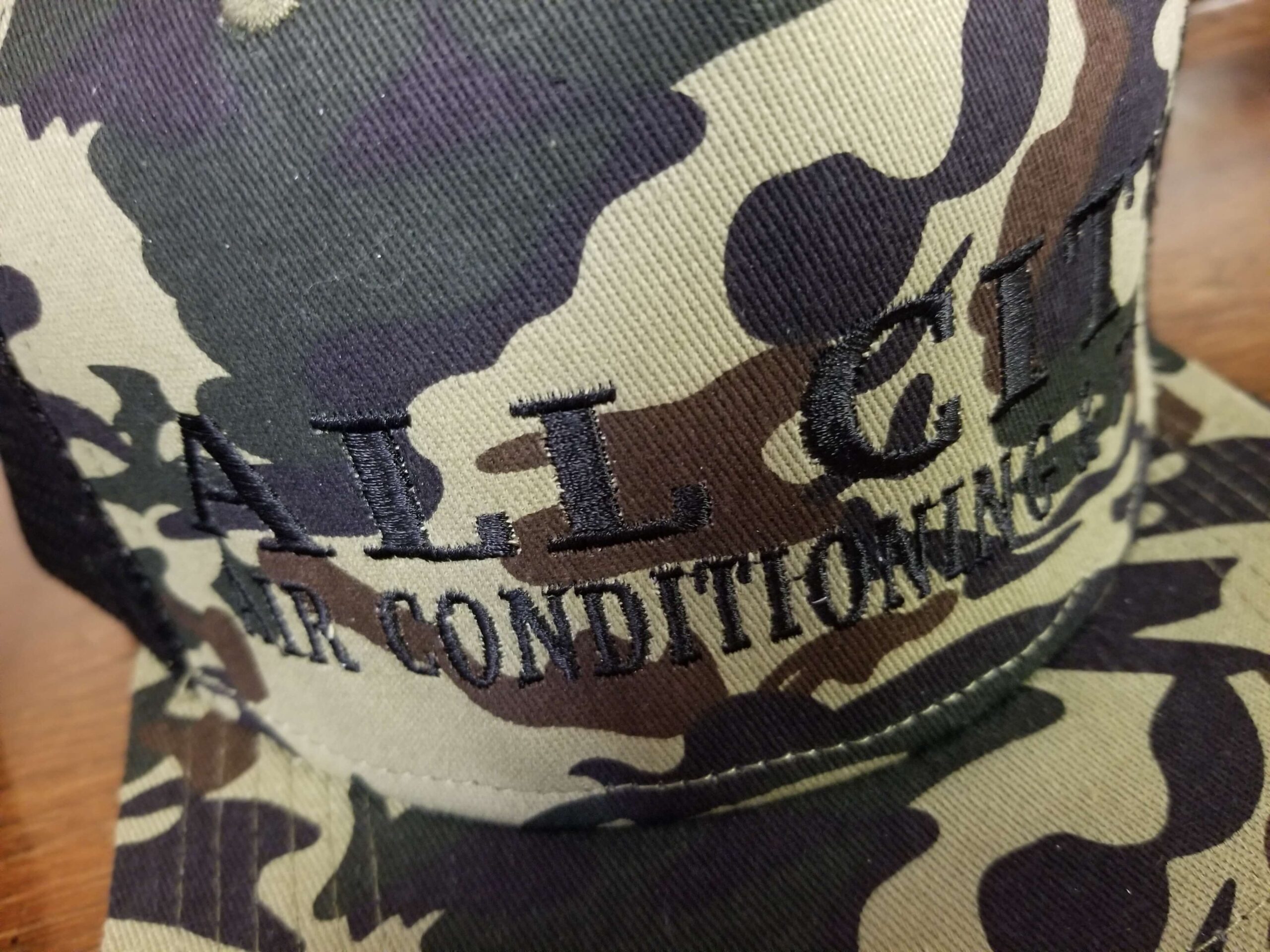 Custom Apparel embroidered name on hat