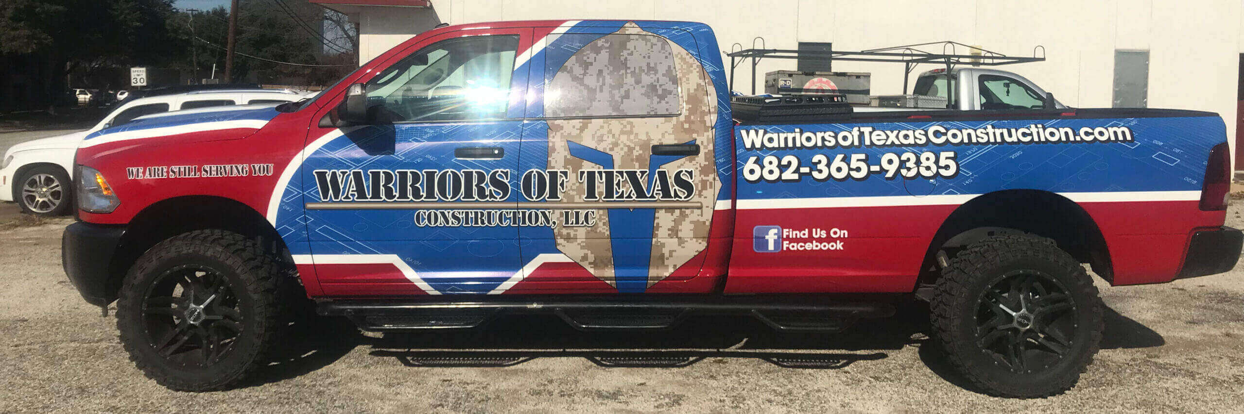 Texas truck wrap