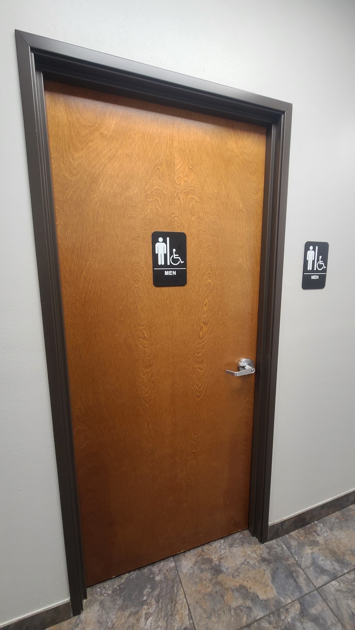 bathroom restroom door signs