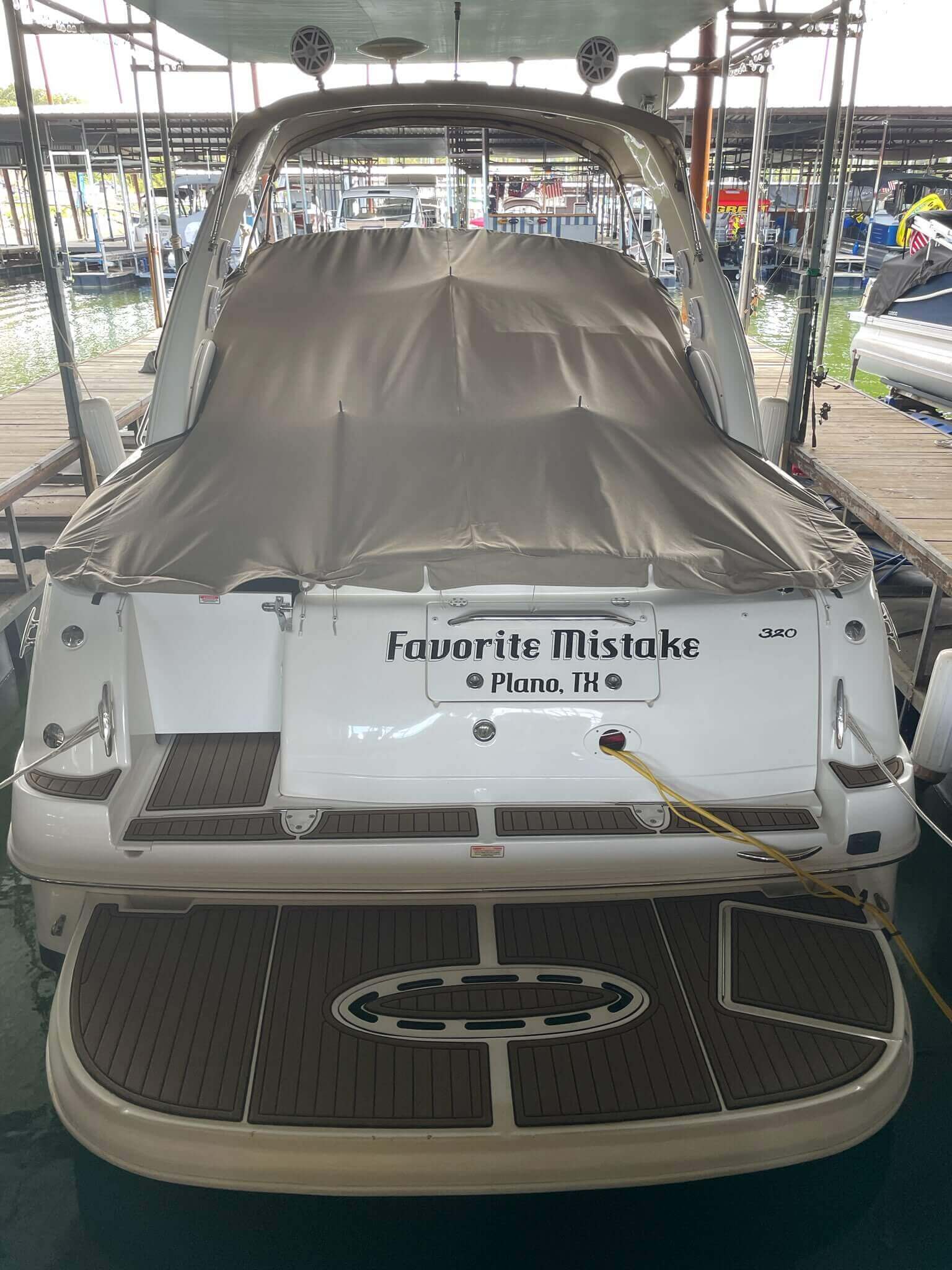 boat wrap with boat name